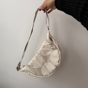 Marimekko Uniqlo mini crescent bag